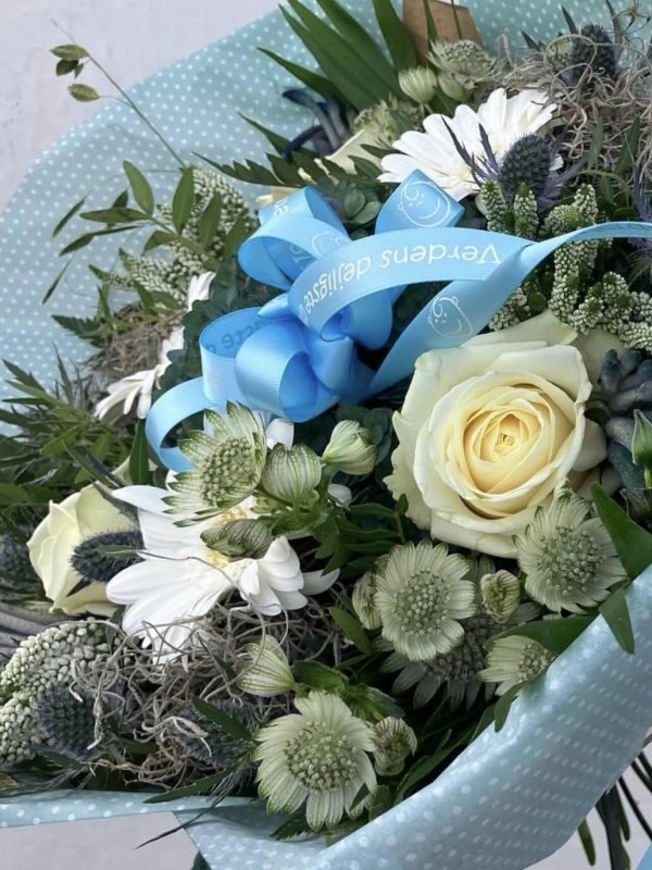 Mor-barn buket til dreng