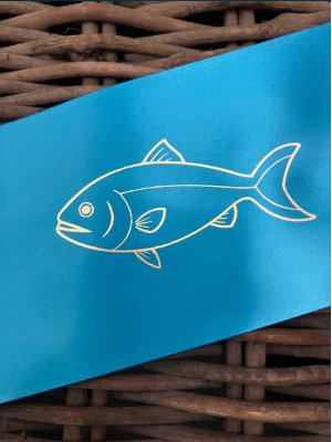 Båredekorationsbånd 7,5 cm bredt - Aqua tyrkis blå